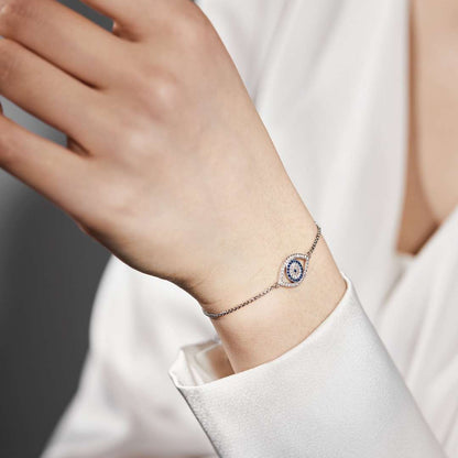 [Kincade Jewelrys]Dazzling Eye Shape Necklace