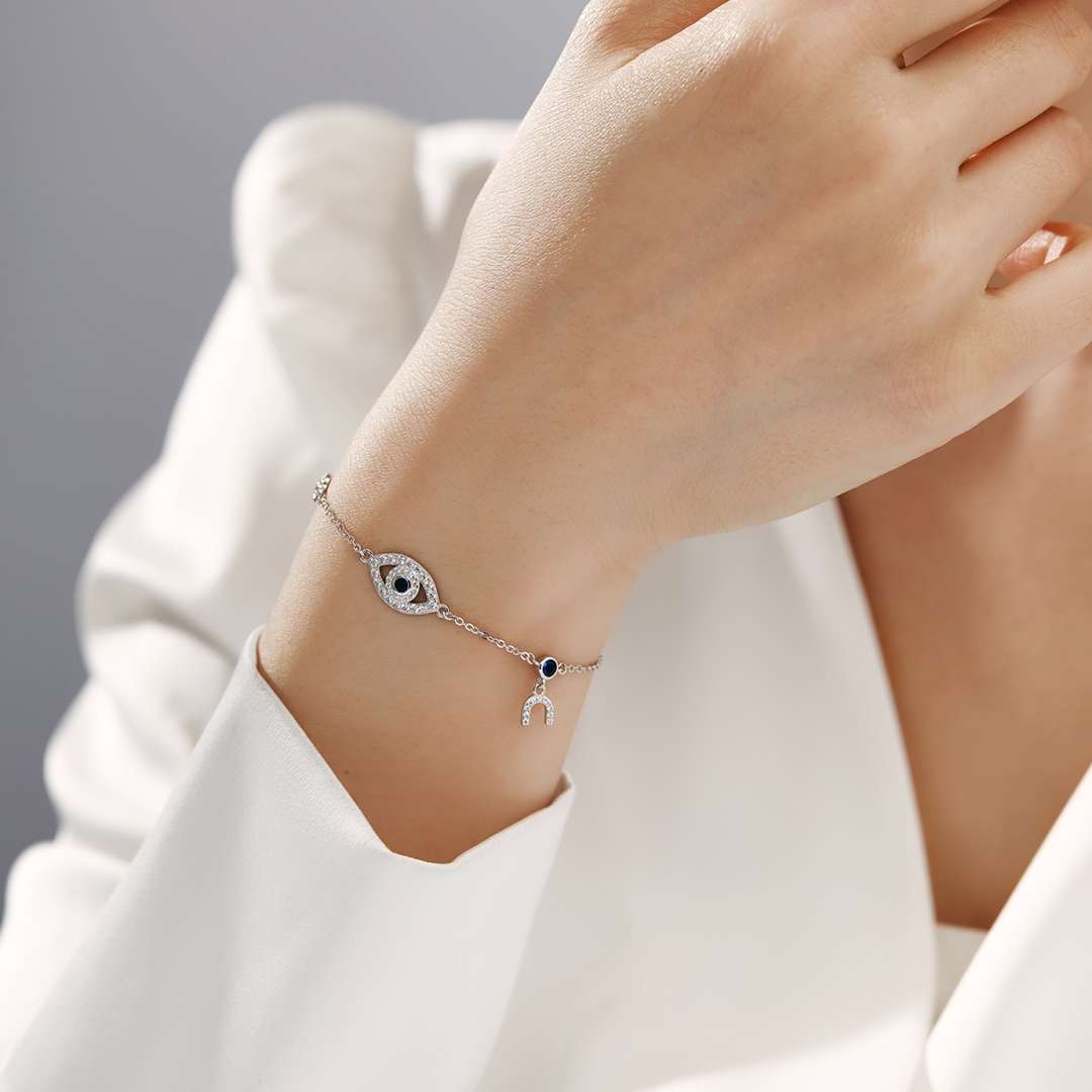 [Kincade Jewelrys]Dainty Eye Shape Necklace