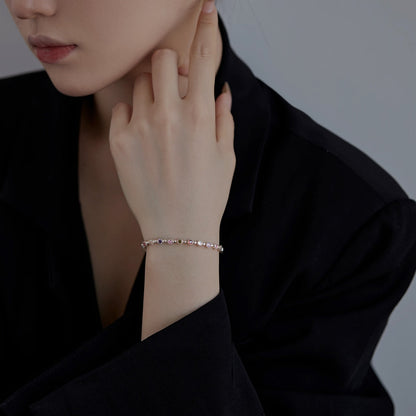 [Kincade Jewelrys]Sparkling Exquisite Round Cut Party Bracelet