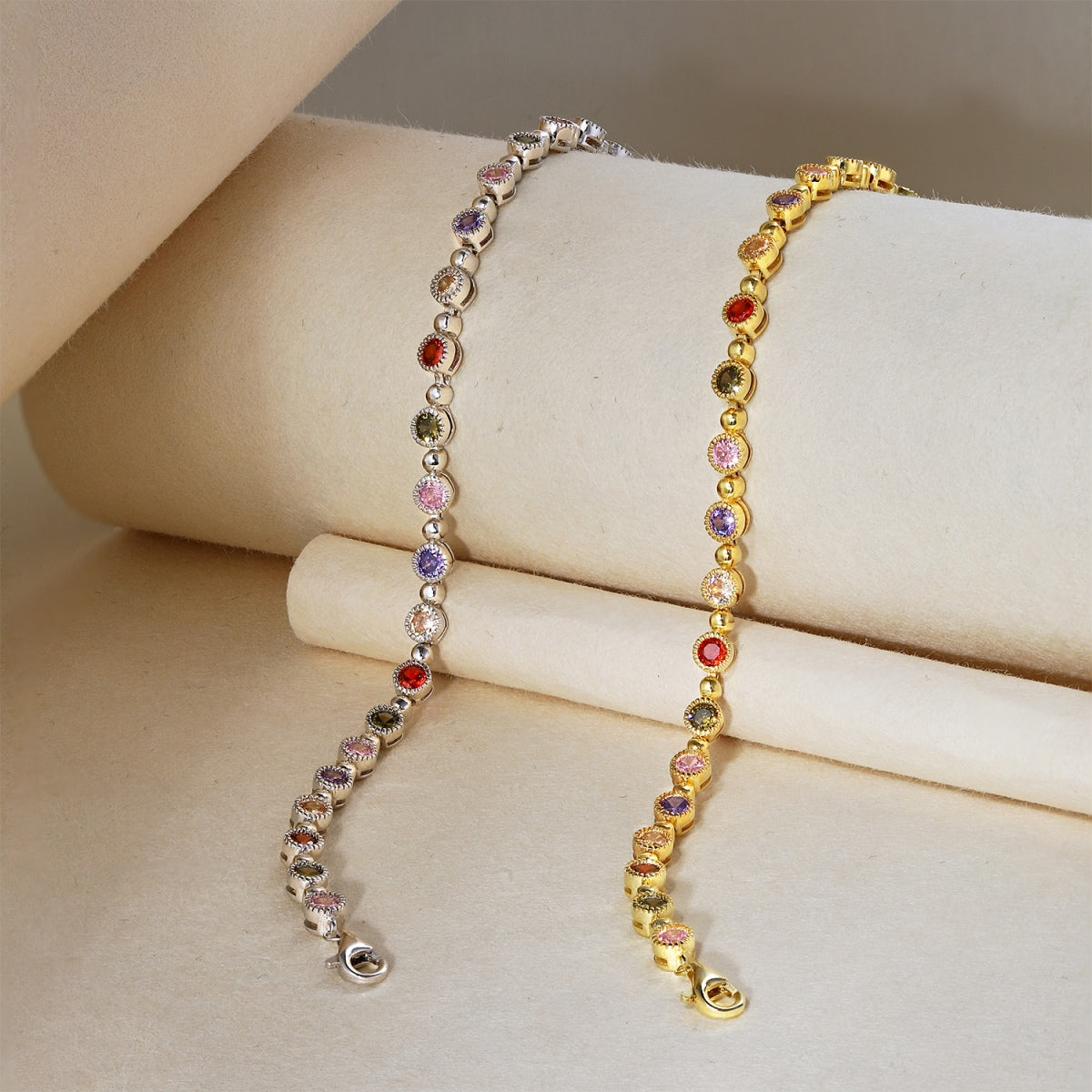 [Kincade Jewelrys]Sparkling Exquisite Round Cut Party Bracelet