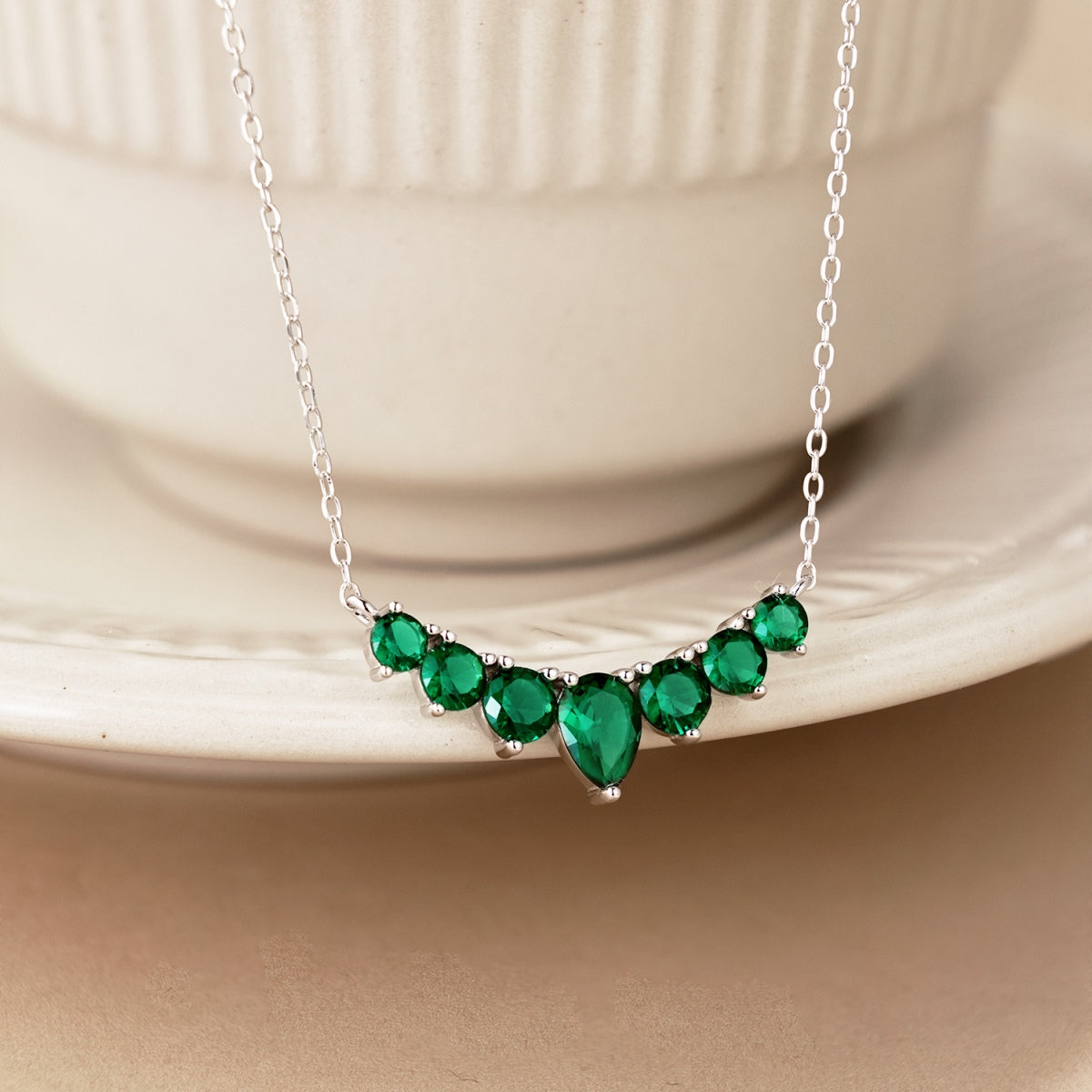 [Kincade Jewelrys]Dainty Colorful Heart Necklace