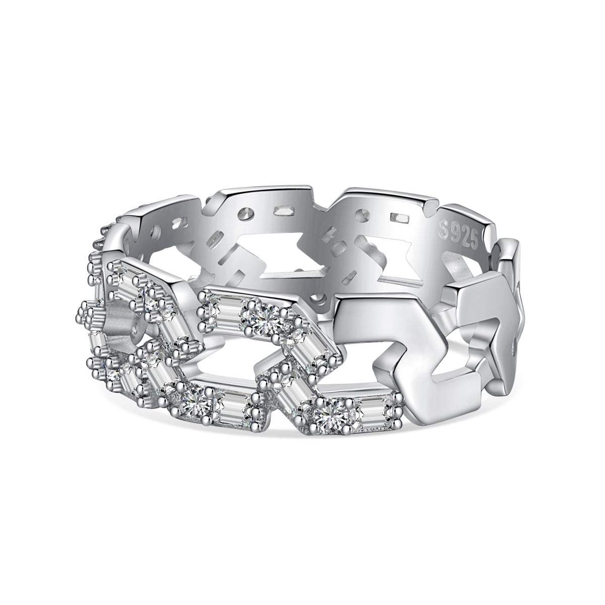 [Kincade Jewelrys]Sparkling Vibrant Emerald Cut Daily Ring