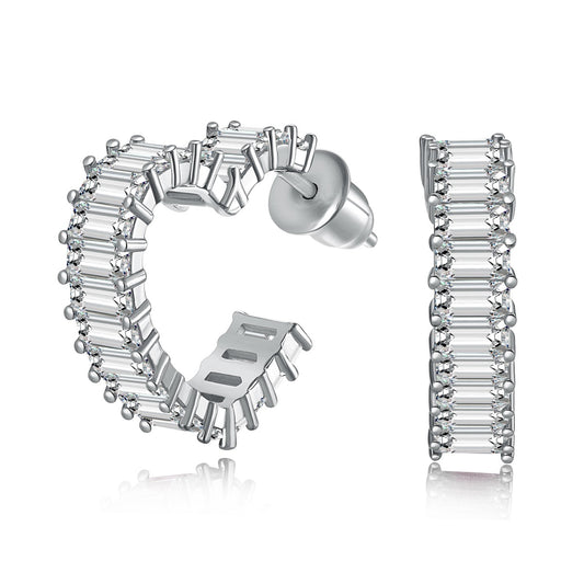 [Kincade Jewelrys]Radiant Heart Cutout Earrings