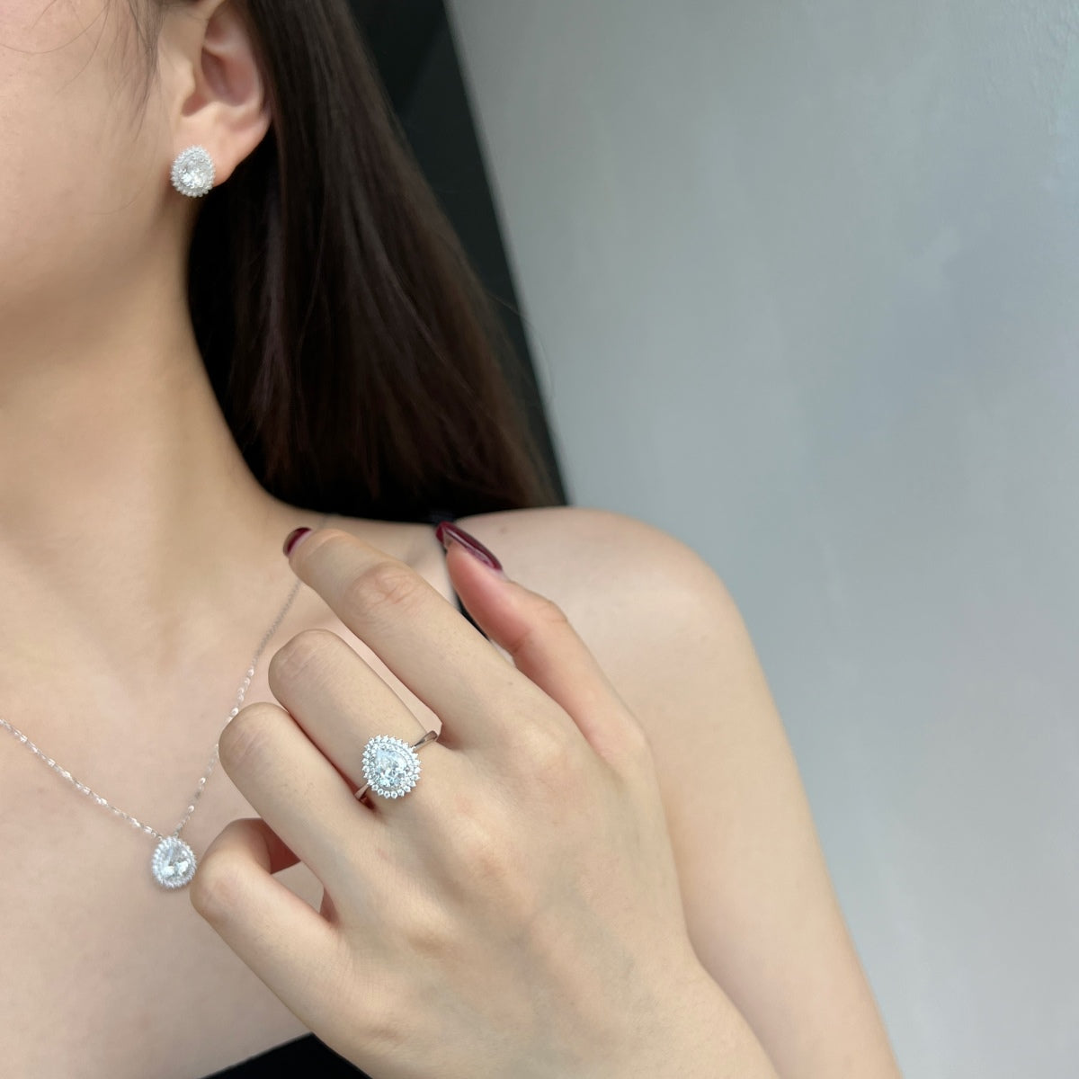 [Kincade Jewelrys]Delicate Gorgeous Pear Cut Daily Earrings