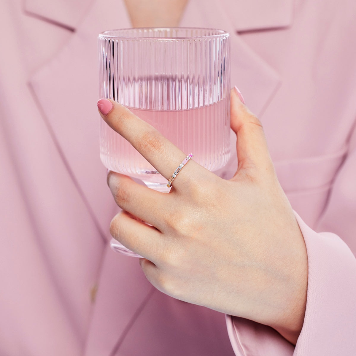 [Kincade Jewelrys]Lively In Shades Elegant Radiant Cut Daily Ring