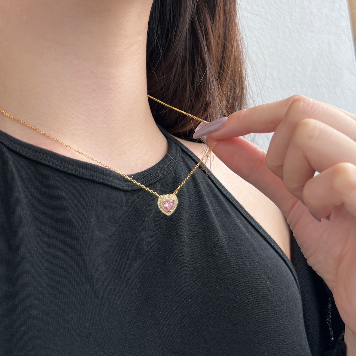 [Kincade Jewelrys]Exquisite Heart Shape Necklace