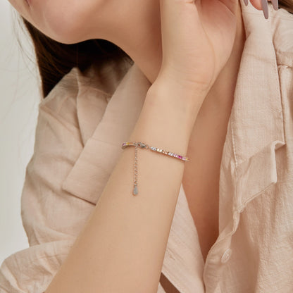 [Kincade Jewelrys]Delicate Romantic Heart Shape Lover Bracelet