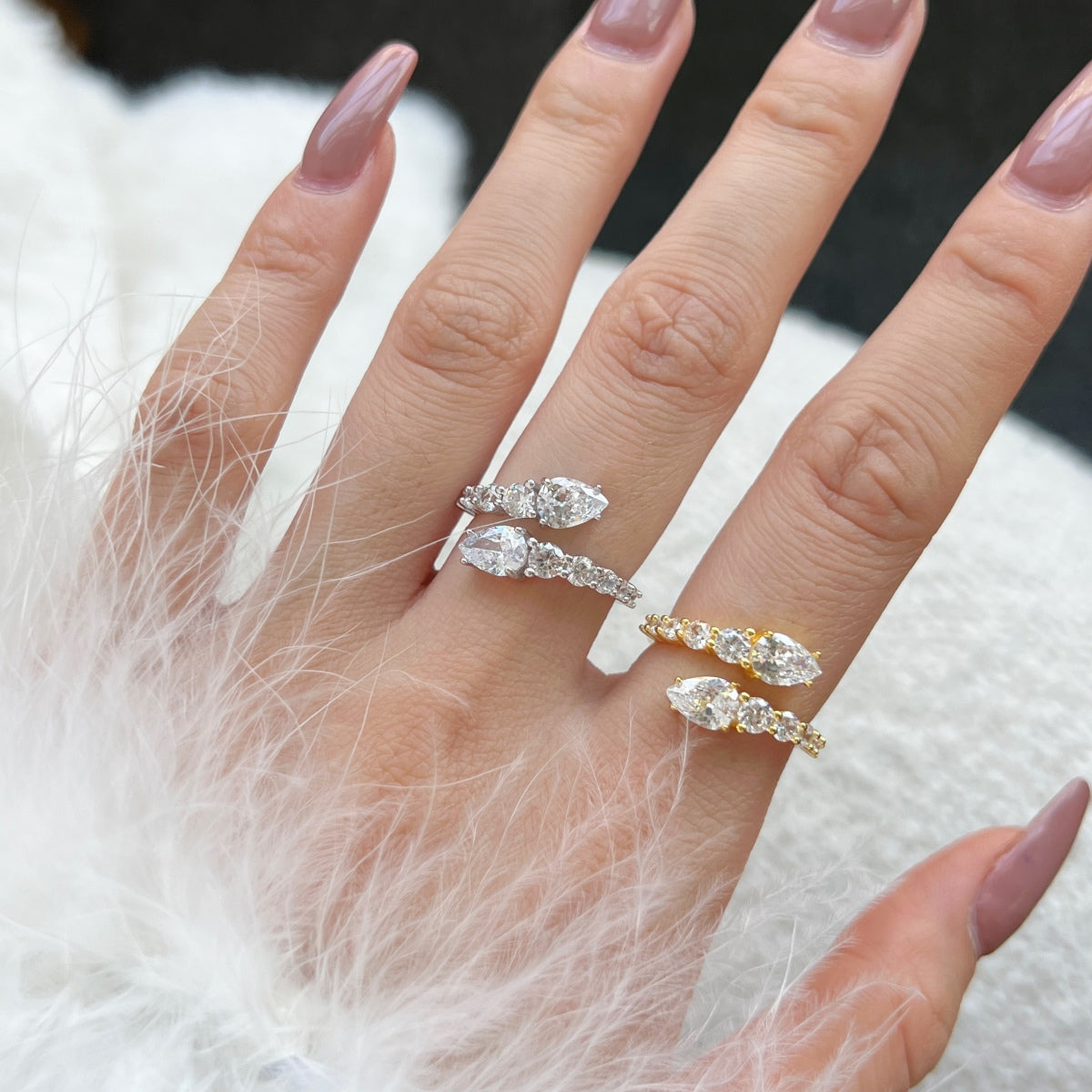 [Kincade Jewelrys]Delicate Lively Snake Shape Daily Ring