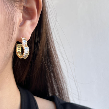 [Kincade Jewelrys]Radiant Heart Cutout Earrings