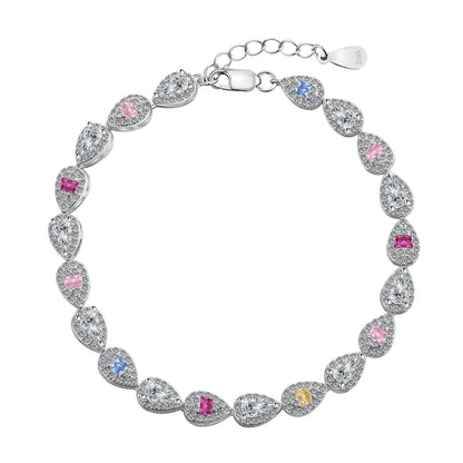 [Kincade Jewelrys]0.25 Carat Radiant Water Drop Shape Daily Bracelet