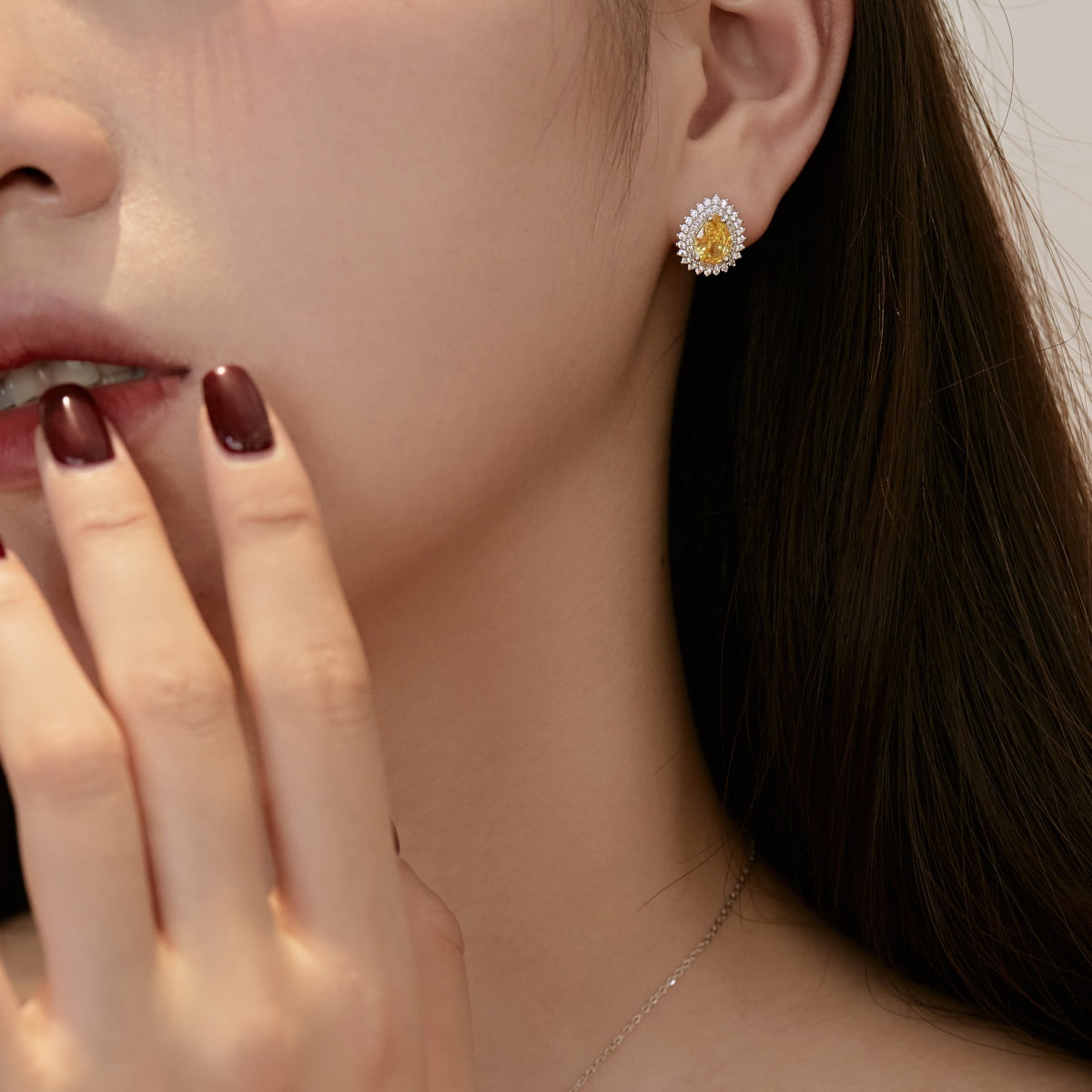 [Kincade Jewelrys]Delicate Gorgeous Pear Cut Daily Earrings