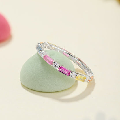 [Kincade Jewelrys]Lively In Shades Elegant Radiant Cut Daily Ring