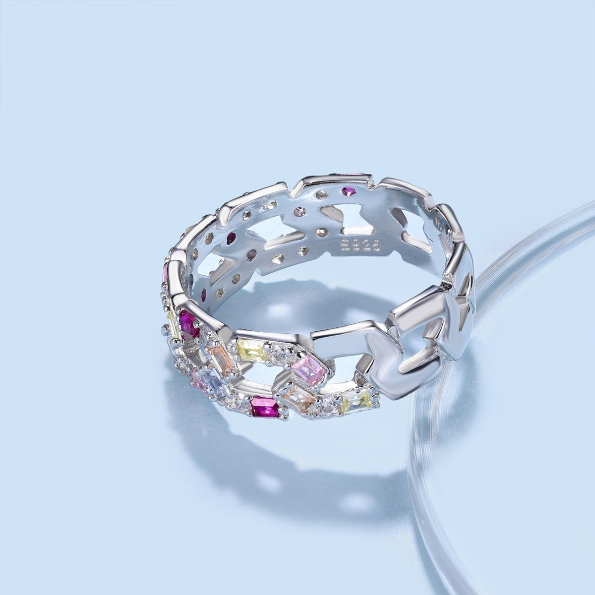 [Kincade Jewelrys]Sparkling Vibrant Emerald Cut Daily Ring