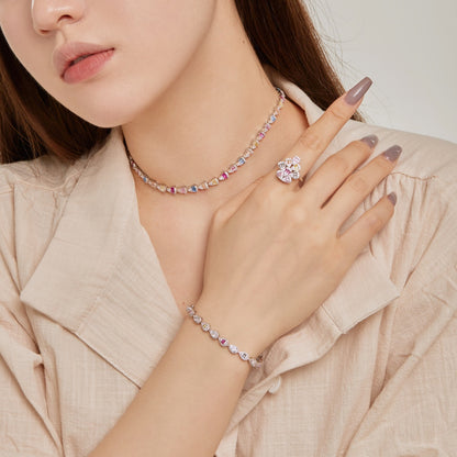 [Kincade Jewelrys]0.25 Carat Radiant Water Drop Shape Daily Bracelet
