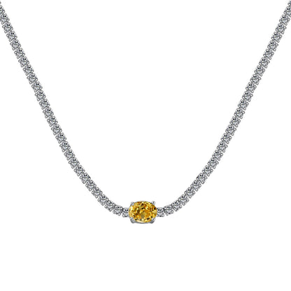 [Kincade Jewelrys] Collier taille ovale brillant de 1,0 carat