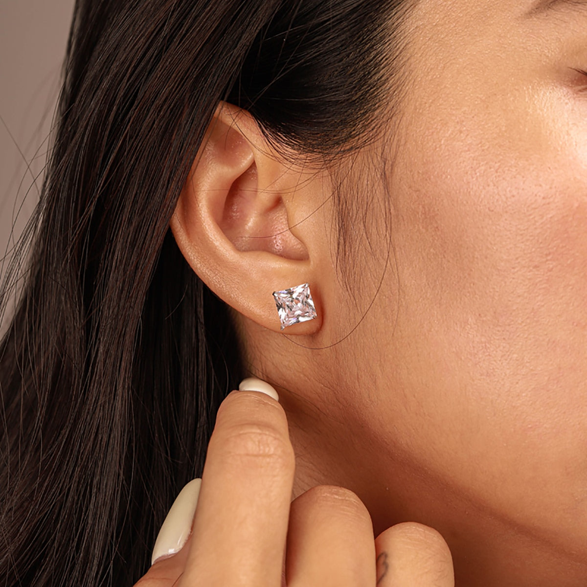 [Kincade Jewelrys]Ornate Square Shape Earrings