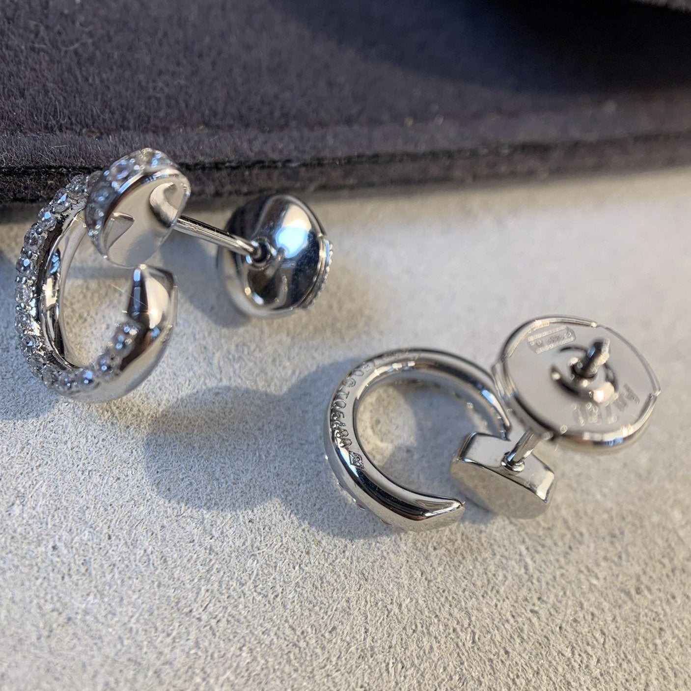 [Kincade Jewelrys]JUSTE EARRINGS SILVER DIAMONDS