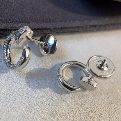 [Kincade Jewelrys]JUSTE EARRINGS SILVER DIAMONDS