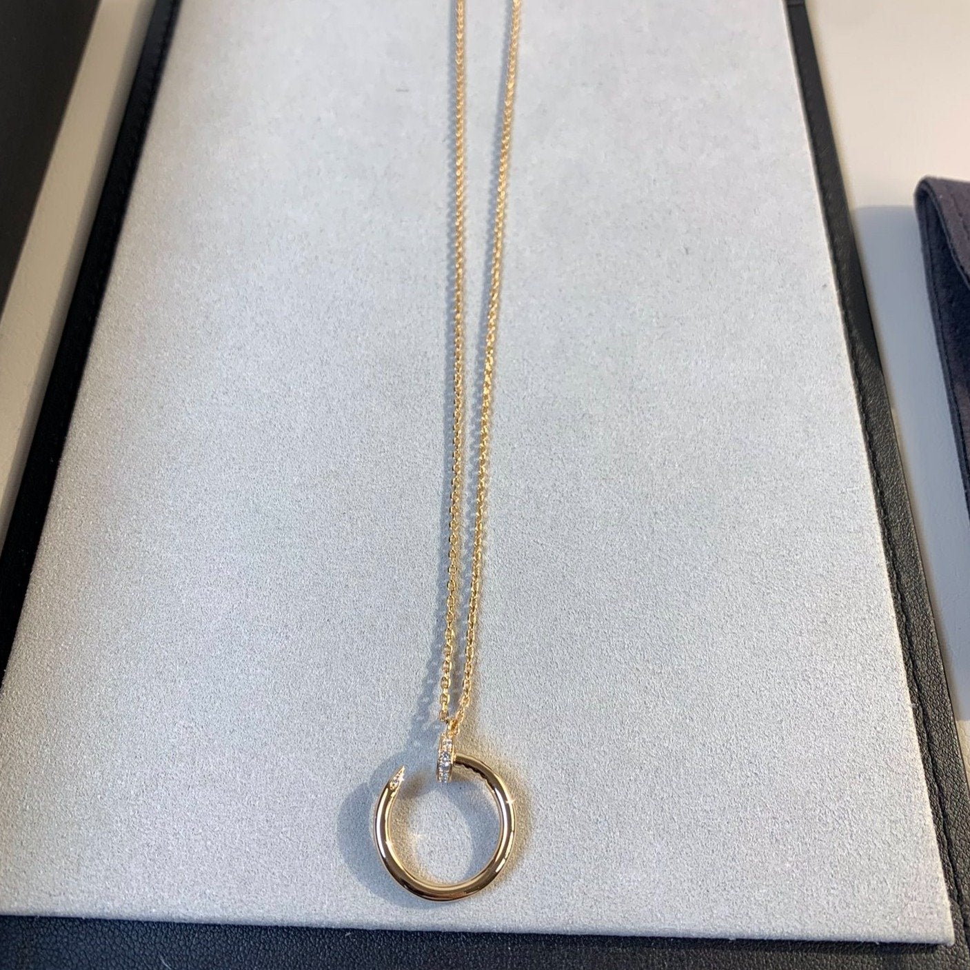 [Kincade Jewelrys]JUSTE NECKLACE PINK GOLD