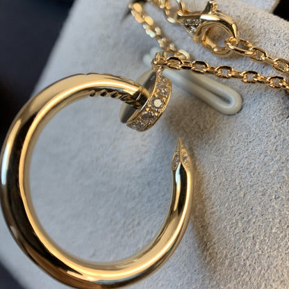 [Kincade Jewelrys]JUSTE NECKLACE PINK GOLD