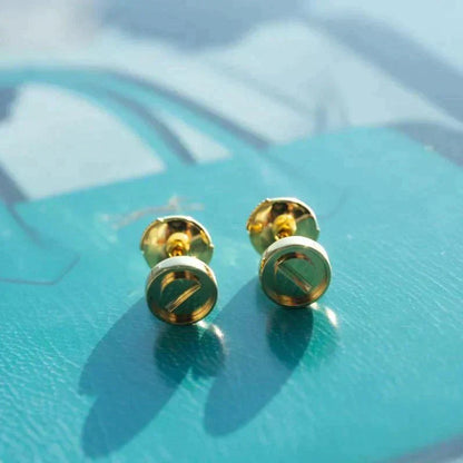 [Kincade Jewelrys]LOVE EARRINGS GOLD 10MM