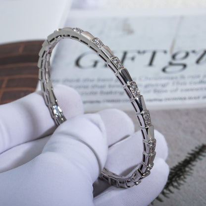 [Kincade Jewelrys]SERPENTI BRACELET SILVER DIAMOND