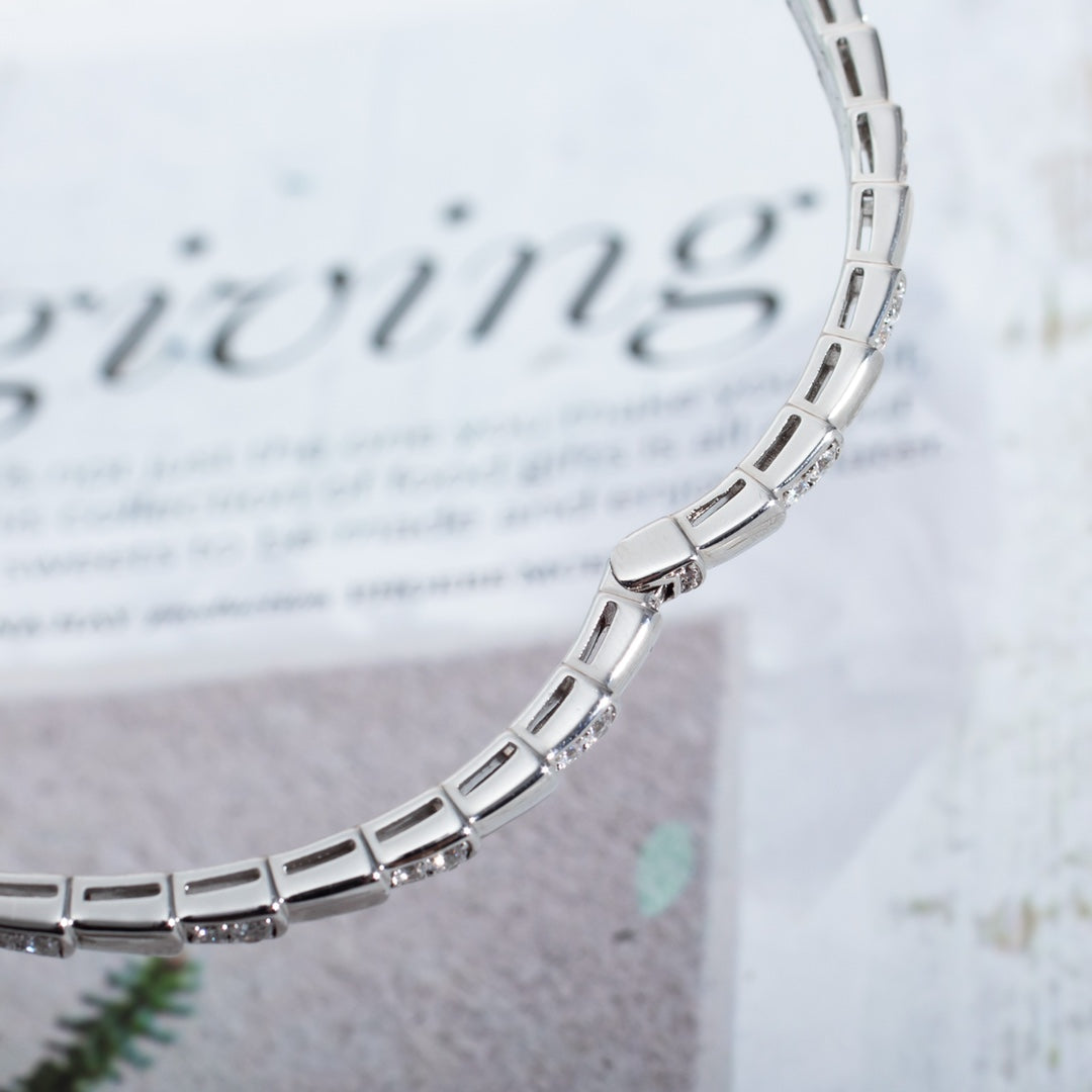 [Kincade Jewelrys]SERPENTI BRACELET SILVER DIAMOND