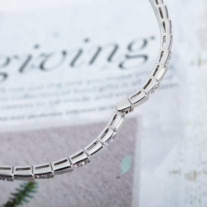 [Kincade Jewelrys]SERPENTI BRACELET SILVER DIAMOND