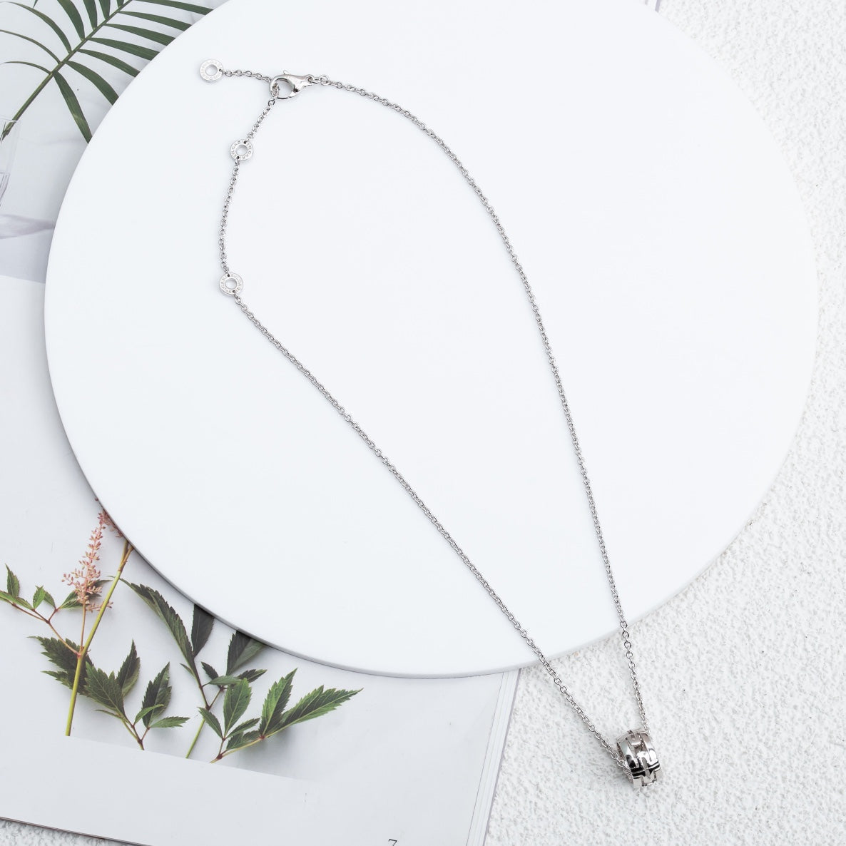 [Kincade Jewelrys]PARENTESI NECKLACE SILVER