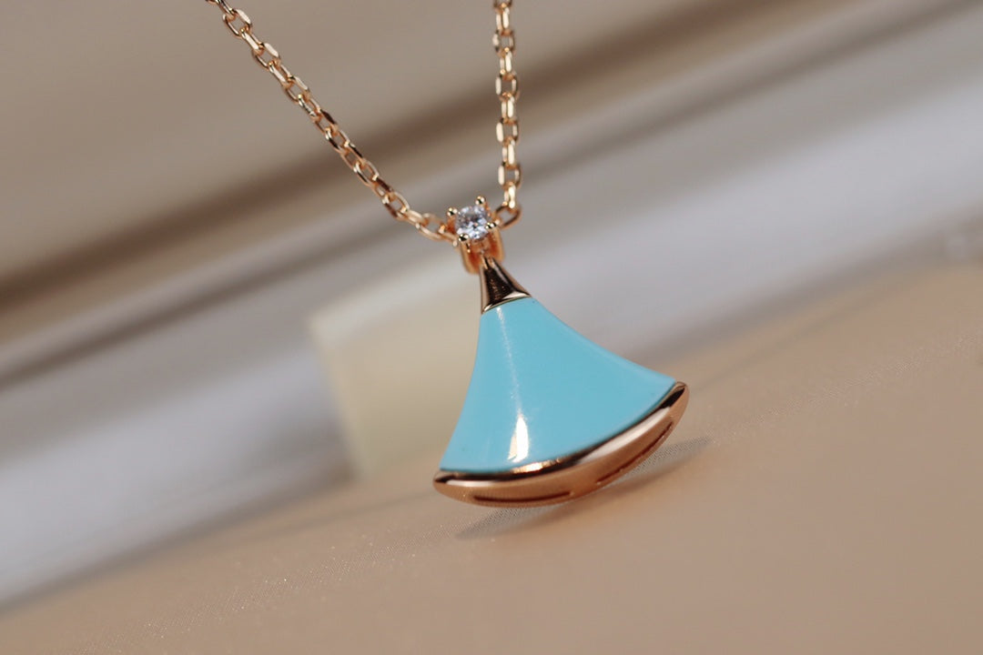 [Kincade Jewelrys]DREAM NECKLACE TURQUOISE PINK GOLD