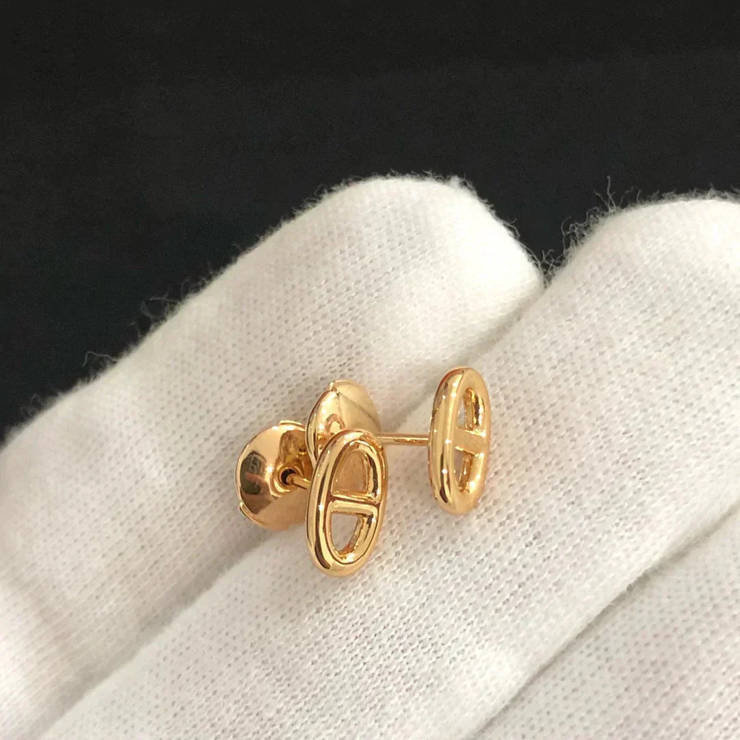 [Kincade Jewelrys]CHAINE SMALL EARRINGS GOLD AND SILVER