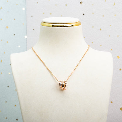 [Kincade Jewelrys] COLLIER SERPENTI EN OR ROSE ET DIAMANT