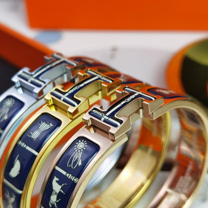 [Kincade Jewelrys] BRACELET H COUVERTURES BLEU FONCÉ