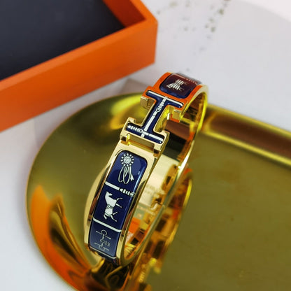 [Kincade Jewelrys] BRACELET H COUVERTURES BLEU FONCÉ