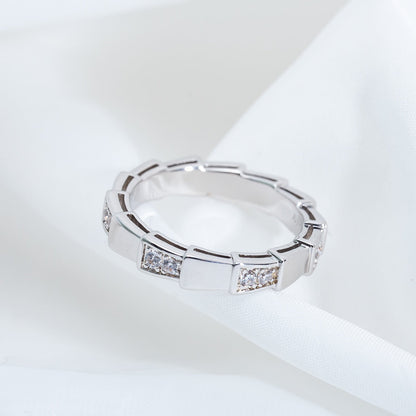 [Kincade Jewelrys]SERPENTI RING SILVER  3MM