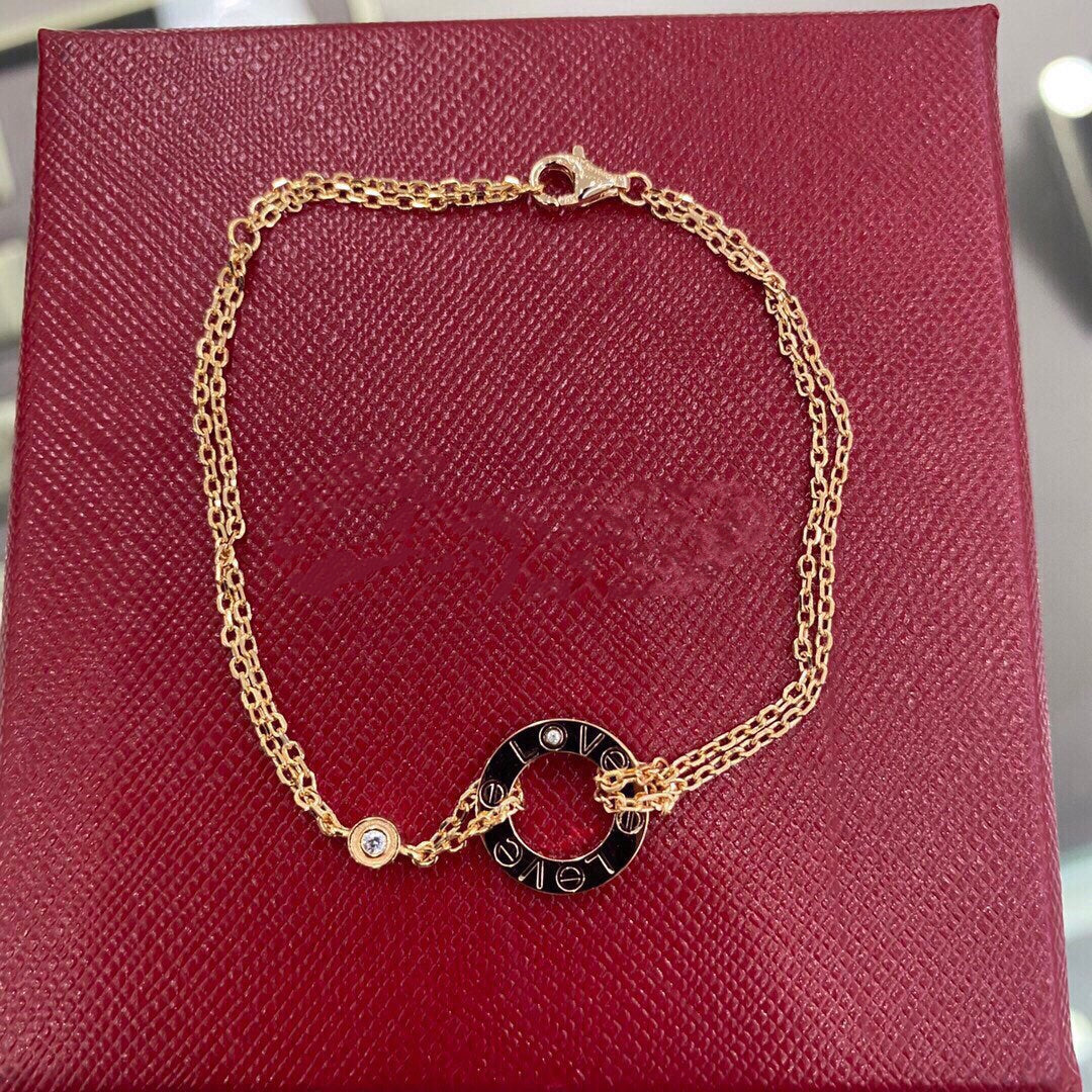 [Kincade Jewelrys]LOVE BRACELET 2 DIAMOND