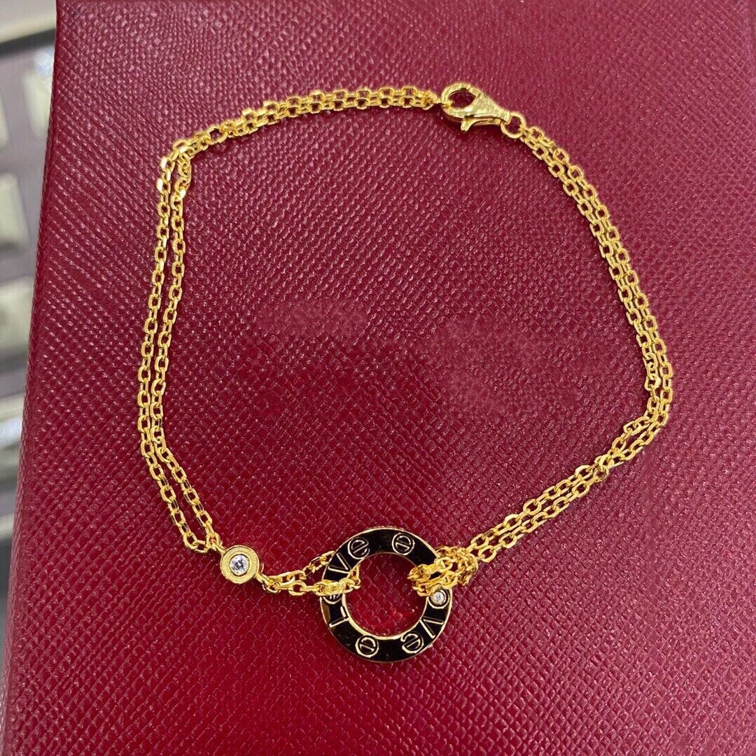 [Kincade Jewelrys]LOVE BRACELET 2 DIAMOND