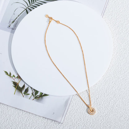 [Kincade Jewelrys] COLLIER GARI OR ROSE DIAMANT