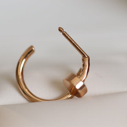[Kincade Jewelrys]JUSTE EARRINGS PINK GOLD