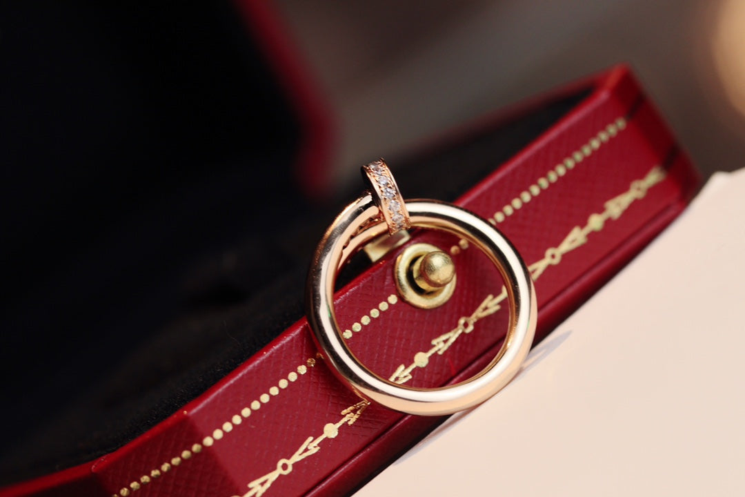 [Kincade Jewelrys]JUSTE RING 2.65MM PINK GOLD DIAMOND