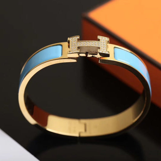[Kincade Jewelrys]H CLOUD BLUE BRACELET GOLD DIAMOND