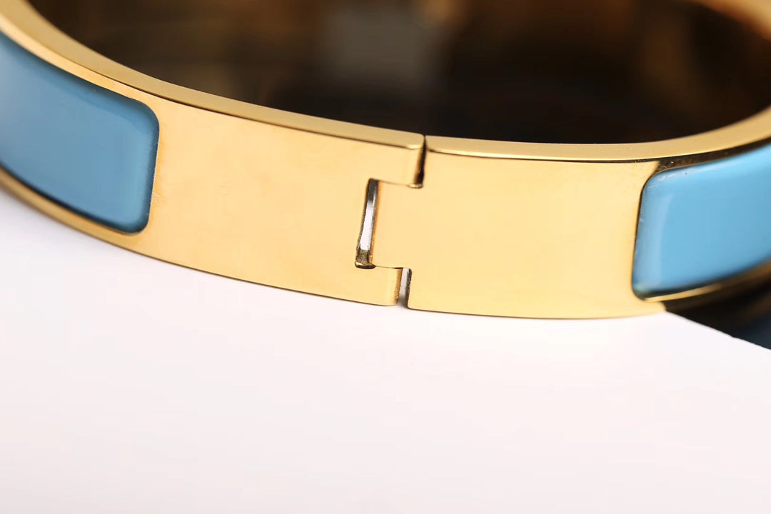 [Kincade Jewelrys] Bracelet H CLOUD BLUE en or et diamants