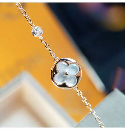 [Kincade Jewelrys]SUN MOP GOLD 1 DIAMOND NECKLACE
