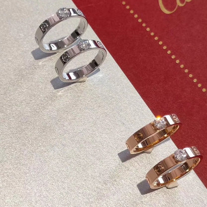 [Kincade Jewelrys]LOVE RING 3.6MM 1 BIG DIAMOND