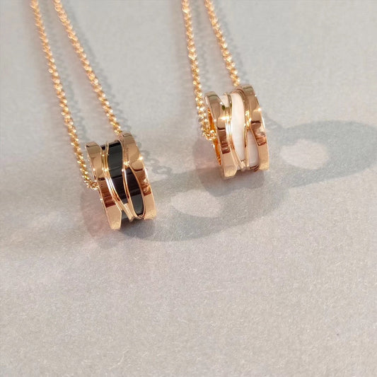 [Kincade Jewelrys]ZERO 1 NECKLACE PINK GOLD