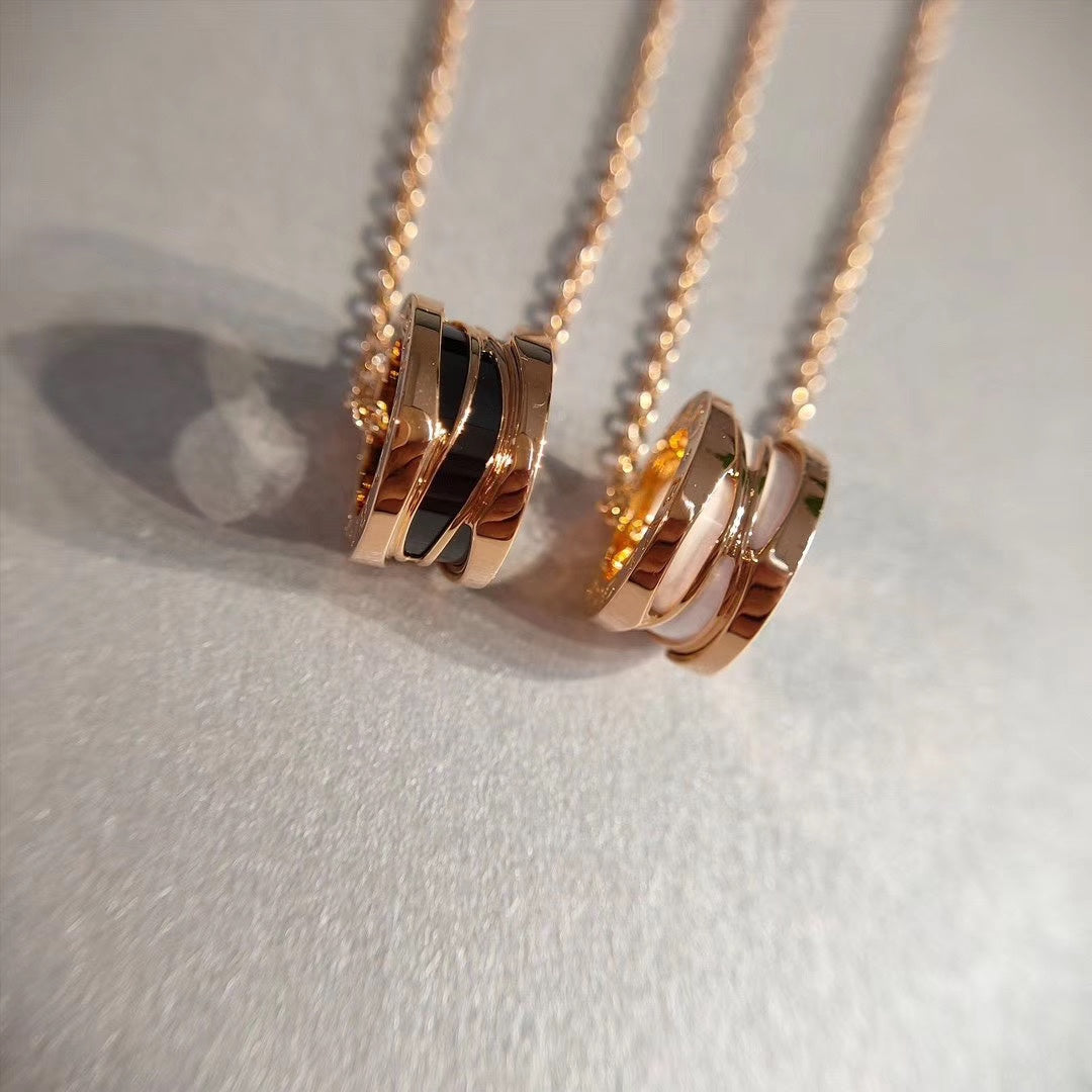 [Kincade Jewelrys]ZERO 1 NECKLACE PINK GOLD
