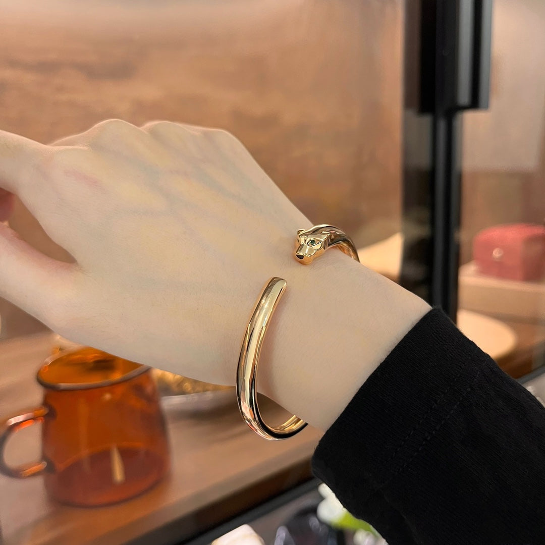 [Kincade Jewelrys]PANTHERE GOLD OPEN BRACELET