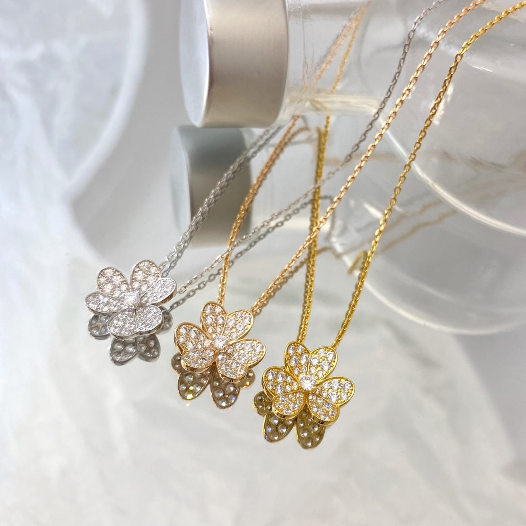 [Kincade Jewelrys] COLLIER FLEUR DIAMANT