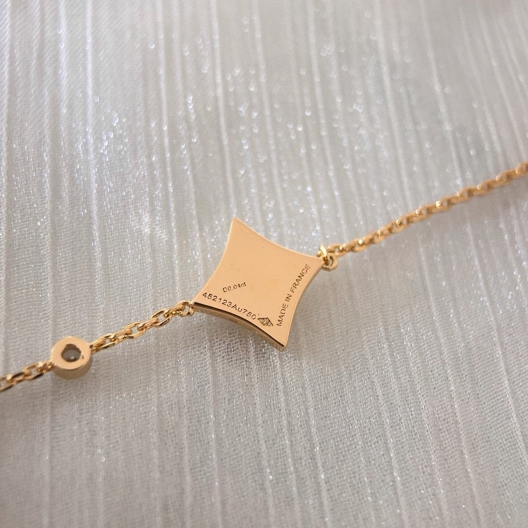 [Kincade Jewelrys]COLOR STAR CARNELIAN PINK GOLD DIAMOND BRACELET