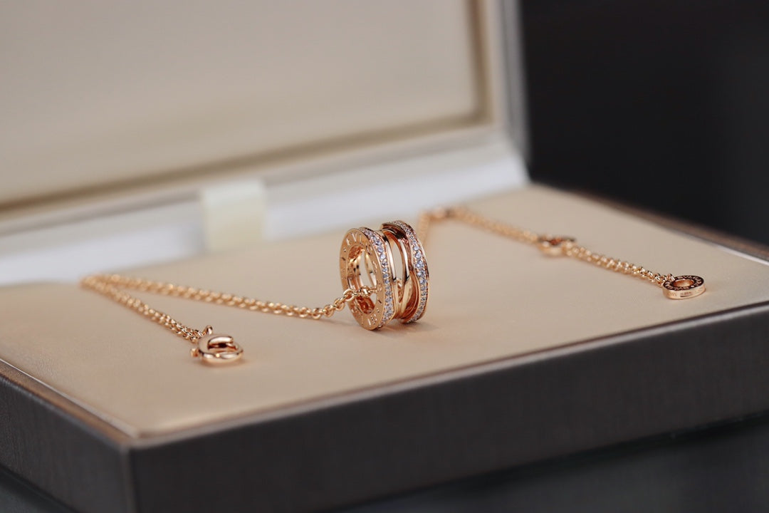[Kincade Jewelrys]ZERO 1 PINK GOLD NECKLACE